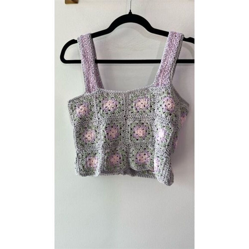 Handmade Crochet Floral Tank Top that I made